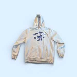Maidstone Golf Club Heavy white cotton hoodie, size L